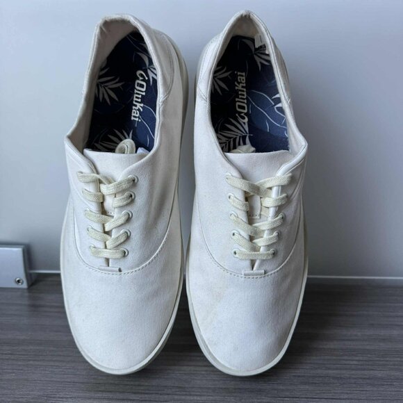 OluKai Tradewind Men's Lightweight Sneakers Size 11 $100 in Off White - Picture 11 of 14